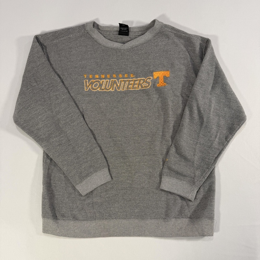 Starter Tennessee Volunteers Sweatshirt Crewneck Mens‎ Large Gray NCAA Football